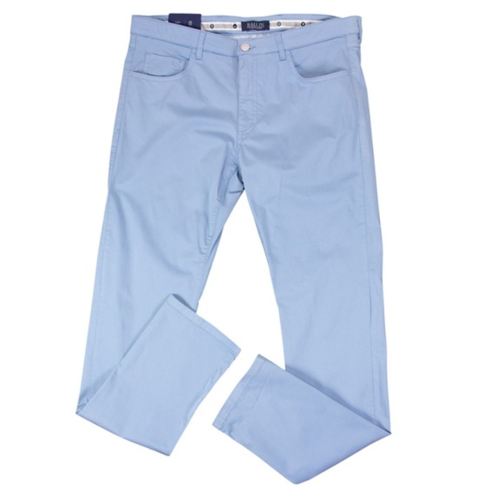 NWT Ballin Mens 36x34 Techno Cotton Modern Fit‎ Performance Pants Cobalt Blue